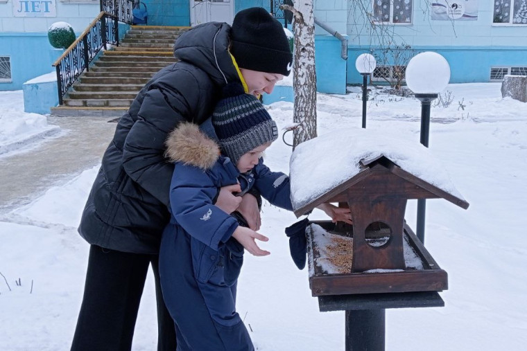 Участие в акции «Покормите птиц зимой!».